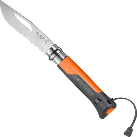 Opinel No.08 Outdoor Orange Stainless Steel Folding Knife 001577