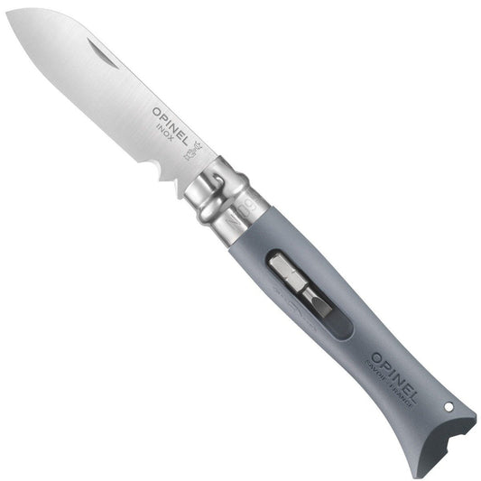 Opinel No.09 DIY Folding Utility Knife Grey 001792