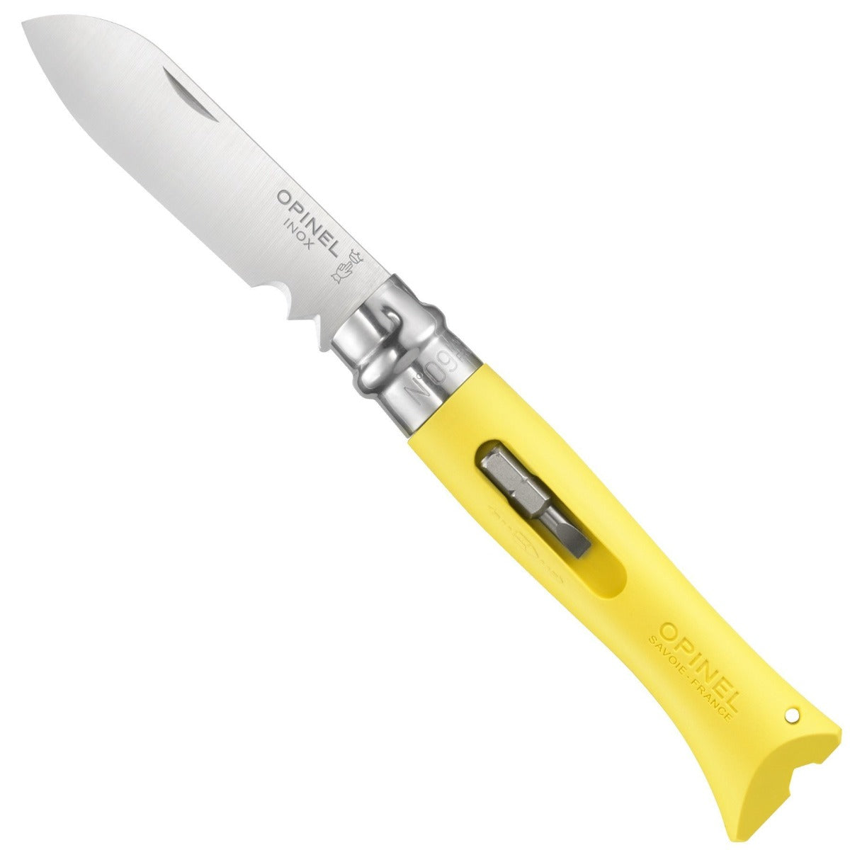 Opinel No.09 DIY Folding Utility Knife Yellow 001804