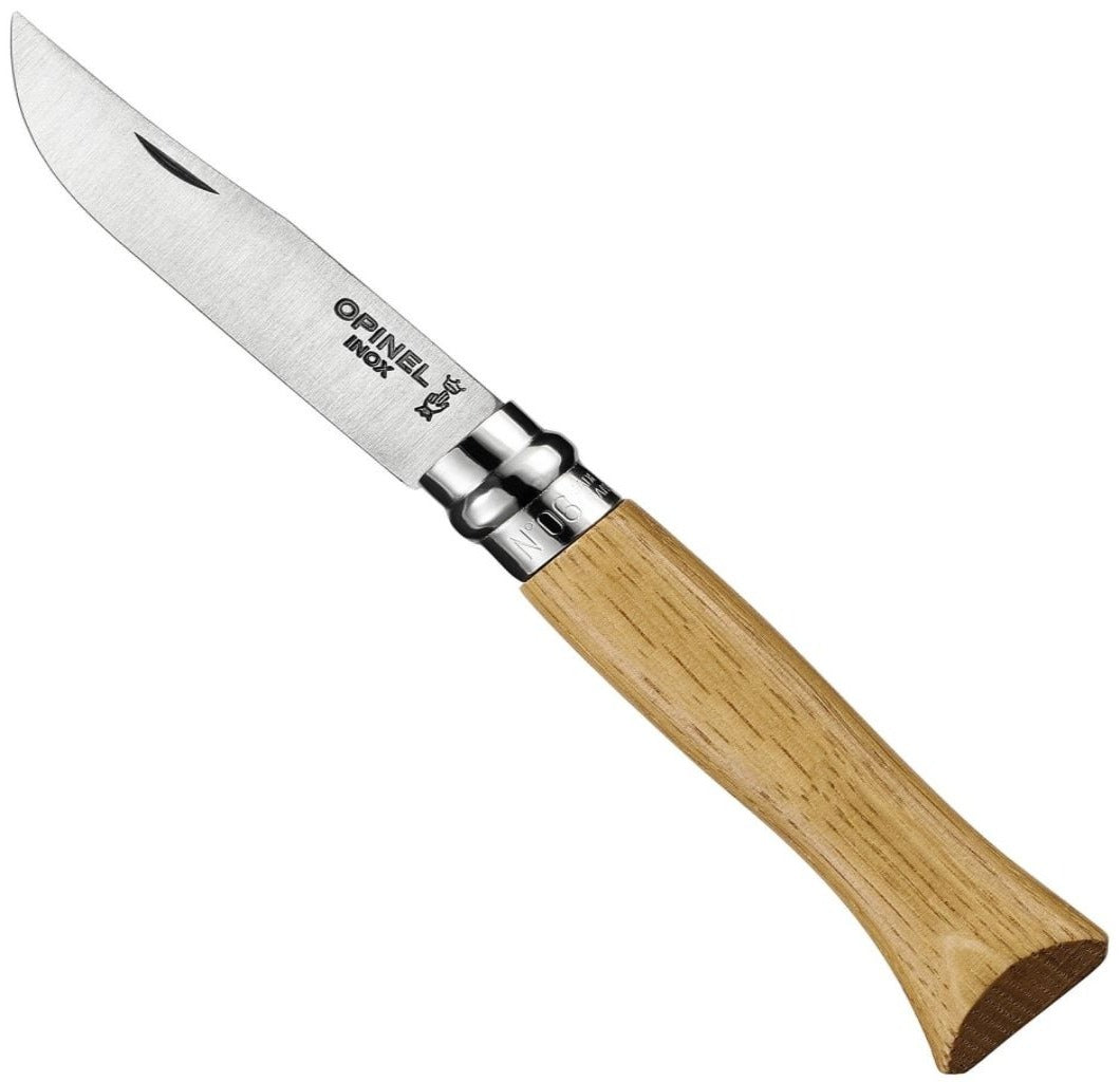 Opinel No.06 Oak Stainless Steel Folding Knife 002024