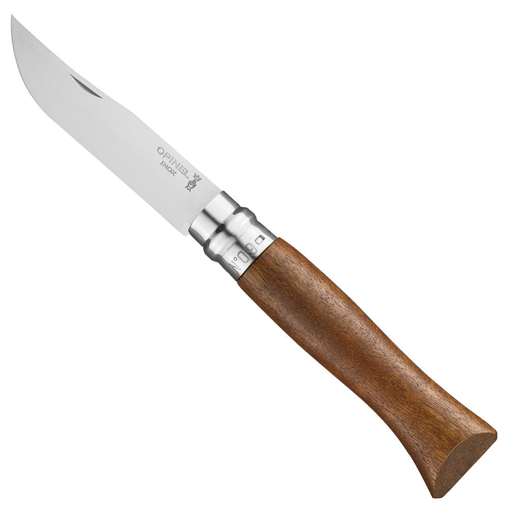 Opinel No.09 Walnut Wood Stainless Steel Folding Knife 002425