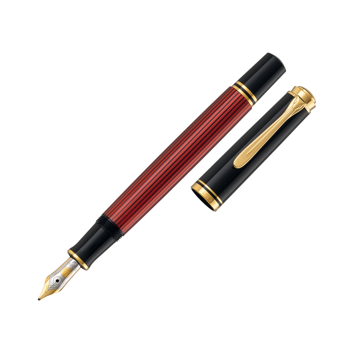 Pelikan M600 Fountain pen Souverän® Black-Red EF 928689