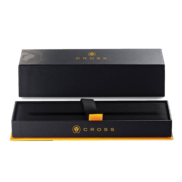 Cross ATX® Sandblasted Dark Blue Stainless Steel Fine Nib Fountain Pen 886-45FJ