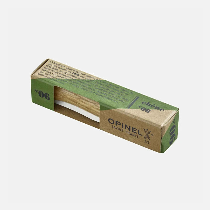 Opinel No.06 Oak Stainless Steel Folding Knife 002024