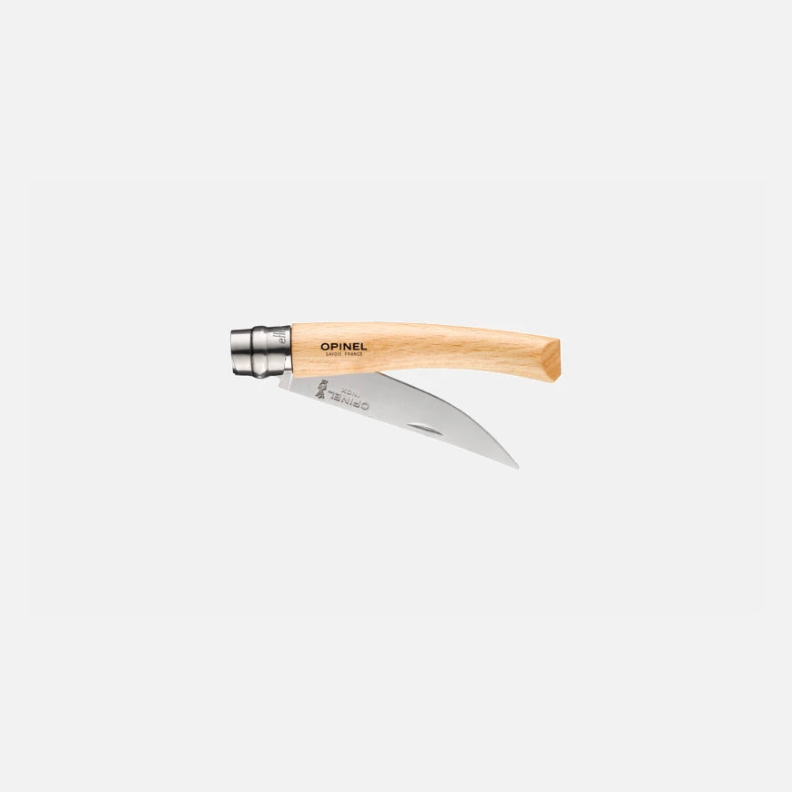 Opinel No.08 Beech Effilé - New version Stainless Steel Pocket Knive 002558
