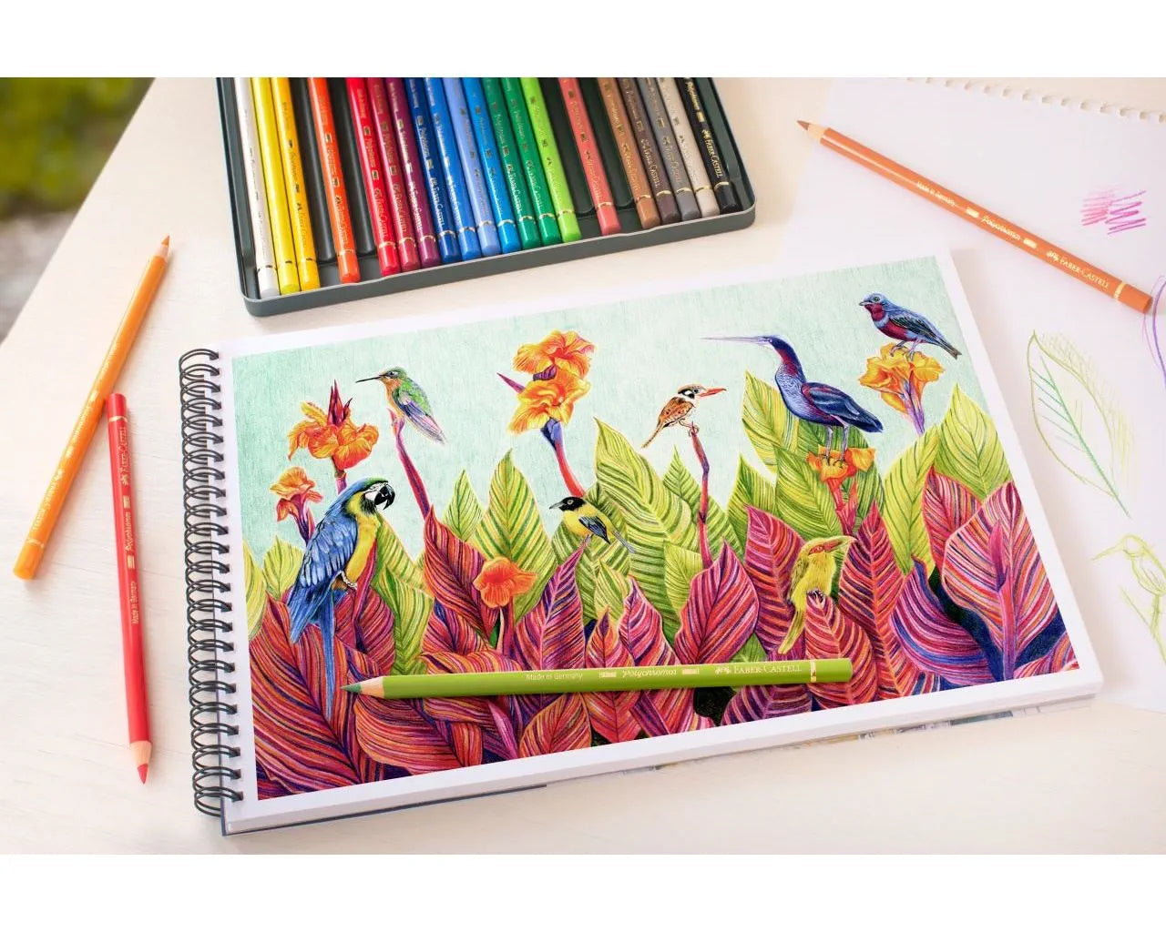 Faber-Castell Polychromos colour pencil tin of 24 110024