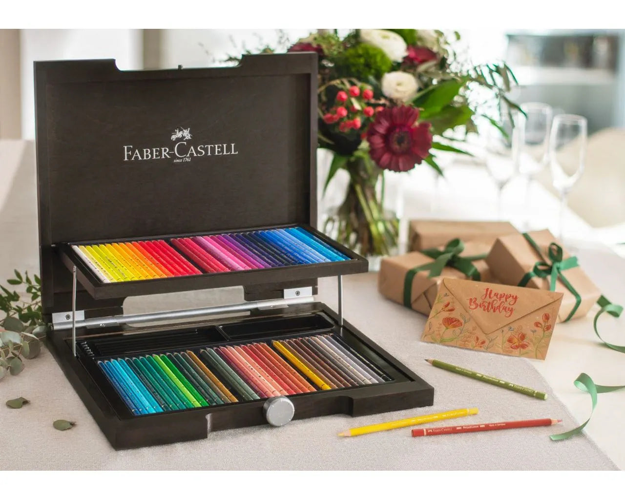 Faber-Castell Polychromos colour pencil wooden case of 72 110072
