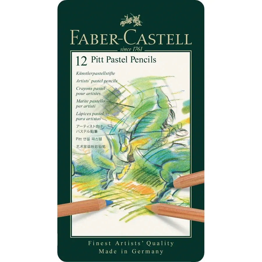 Faber-Castell Pitt Pastel Pencil Tin of 12 112112