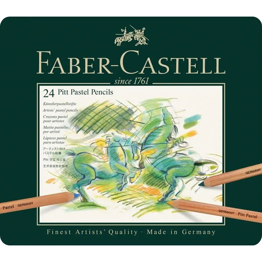 Faber-Castell Pitt Pastel Pencil Tin of 24 112124
