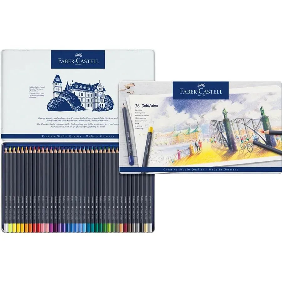 Faber-Castell Goldfaber colour Pencil tin of 36 114736