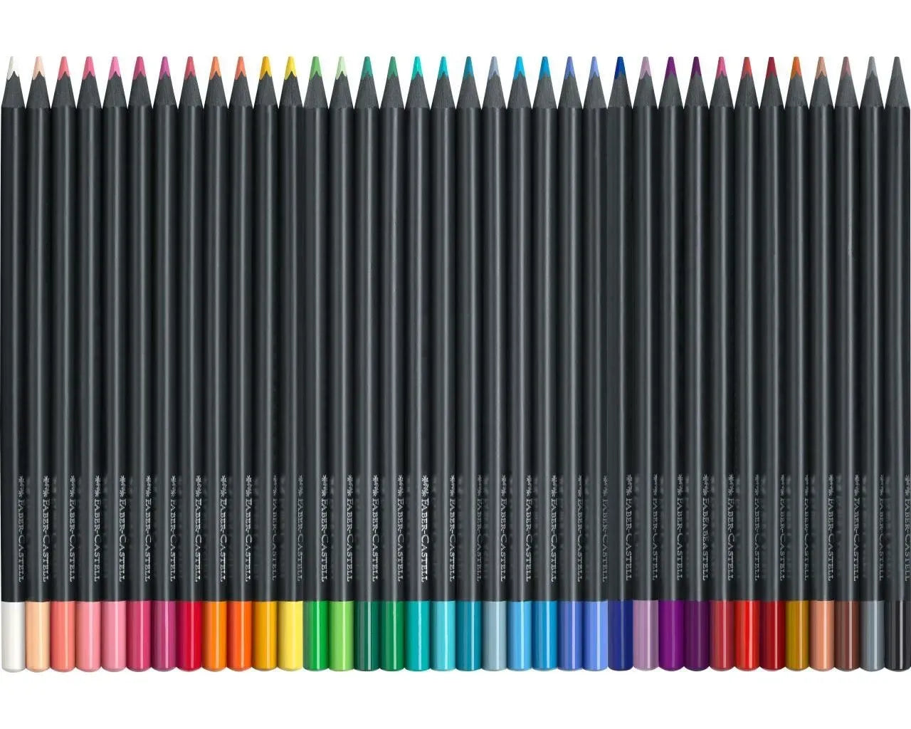 Faber-Castell Black Edition colour pencil, cardboard box of 36 116436
