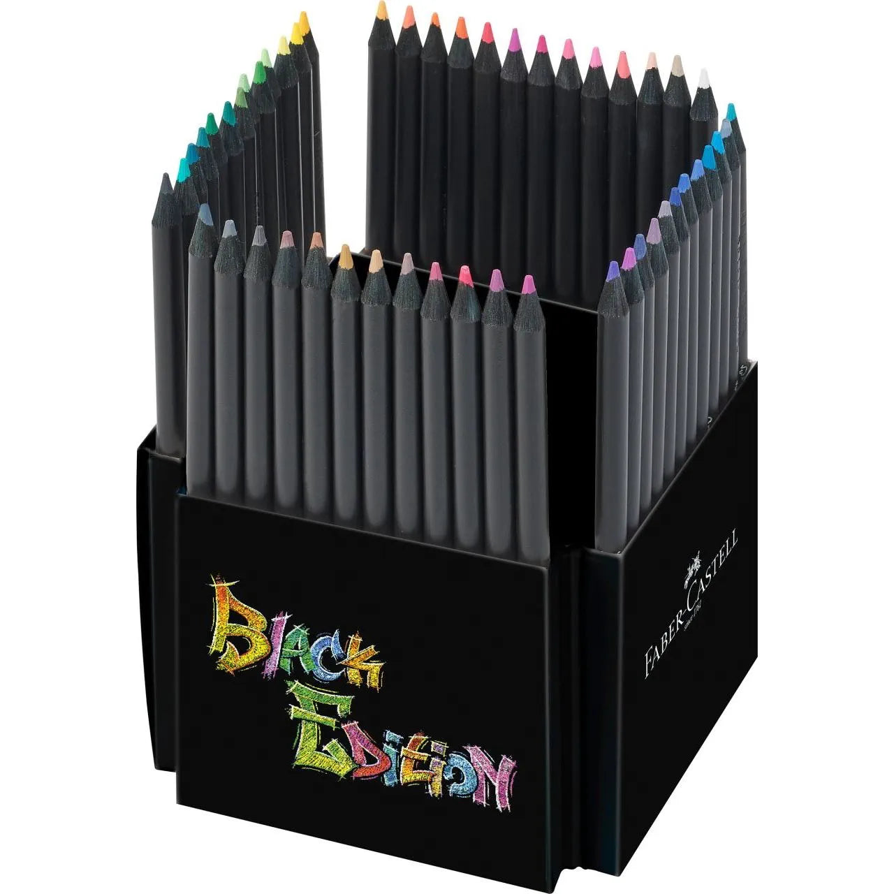 Faber-Castell Black Edition colour pencils cardboard box of 50 116450