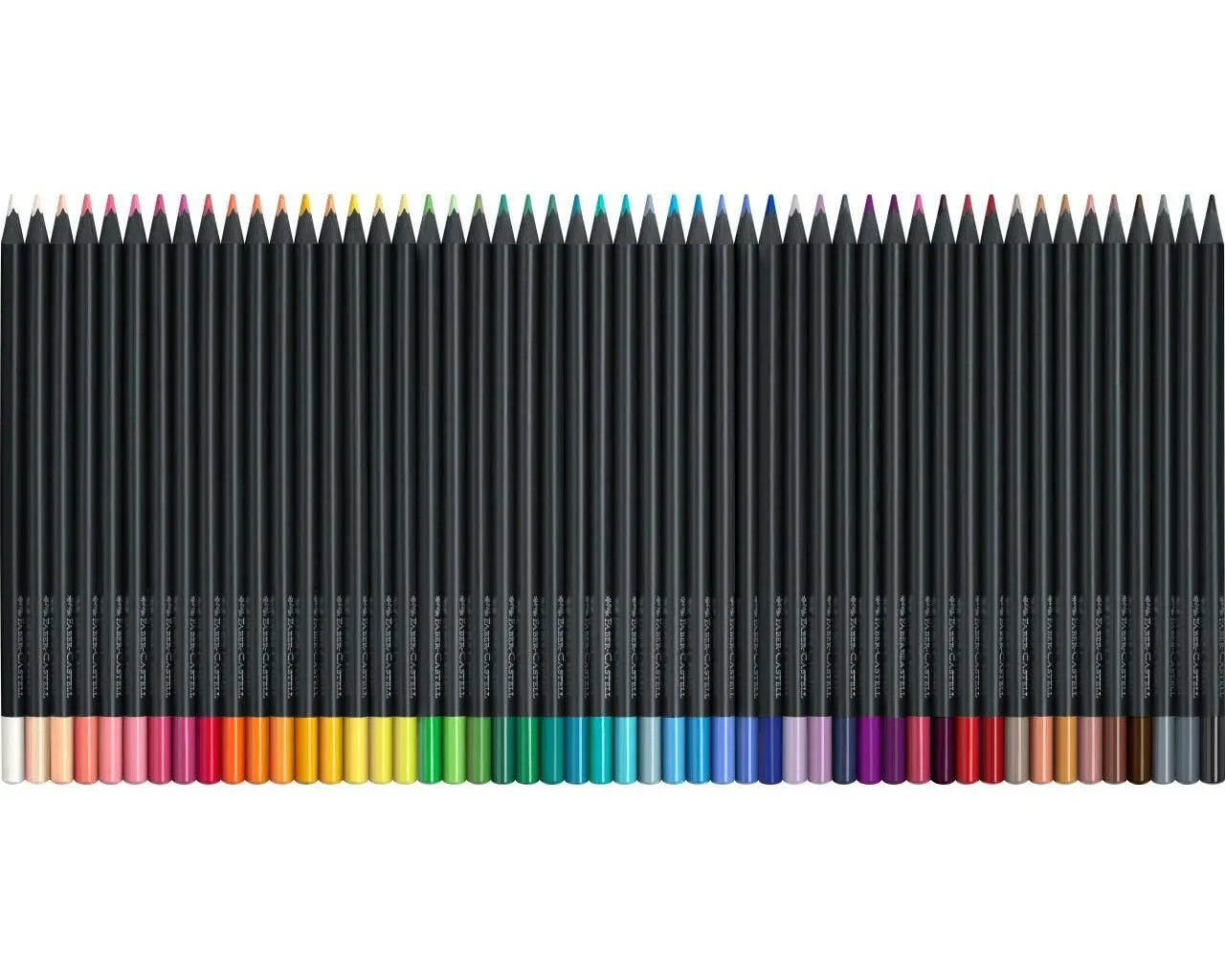 Faber-Castell Black Edition colour pencils cardboard box of 50 116450