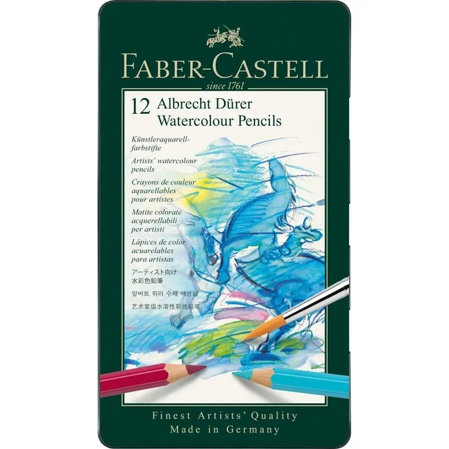 Faber-Castell Albrecht Dürer Watercolour Pencil Tin of 12 117512