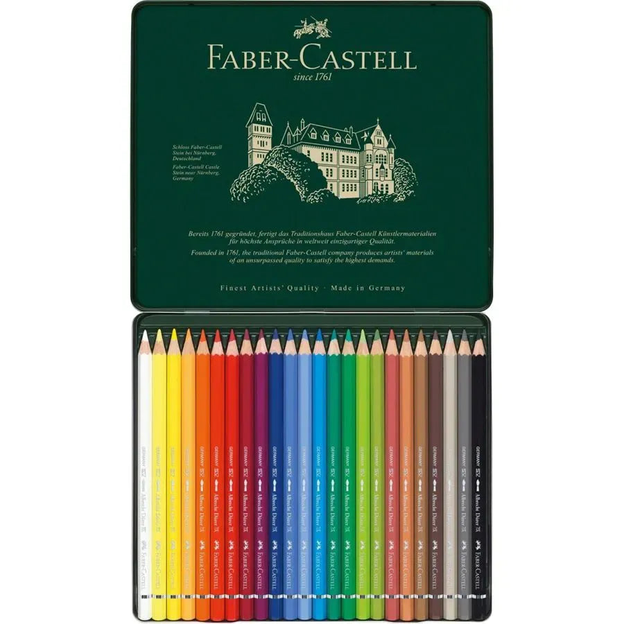 Faber-Castell Albrecht Dürer Watercolour Pencil Tin of 24 117524