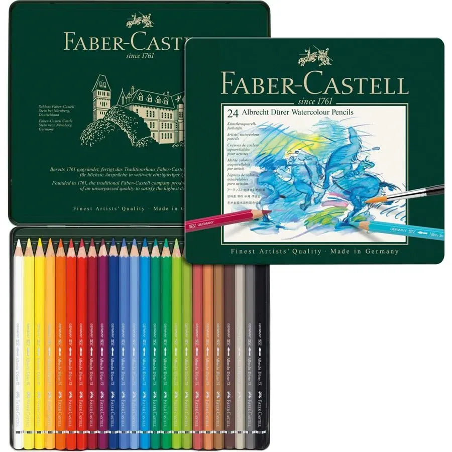 Faber-Castell Albrecht Dürer Watercolour Pencil Tin of 24 117524