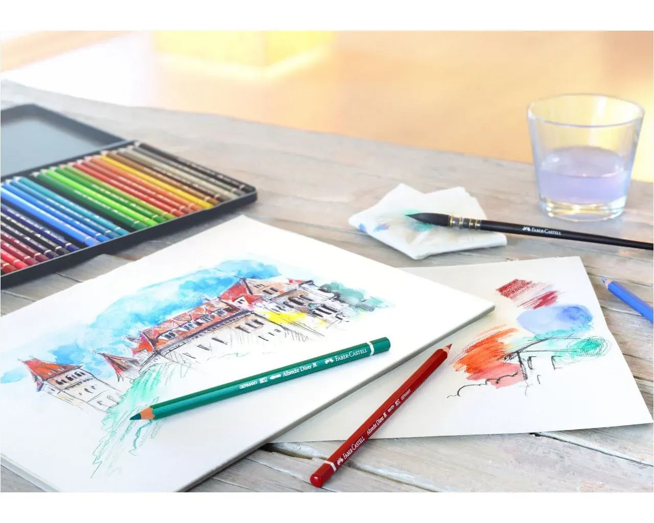 Faber-Castell Albrecht Dürer watercolour pencil tin of 36 117536