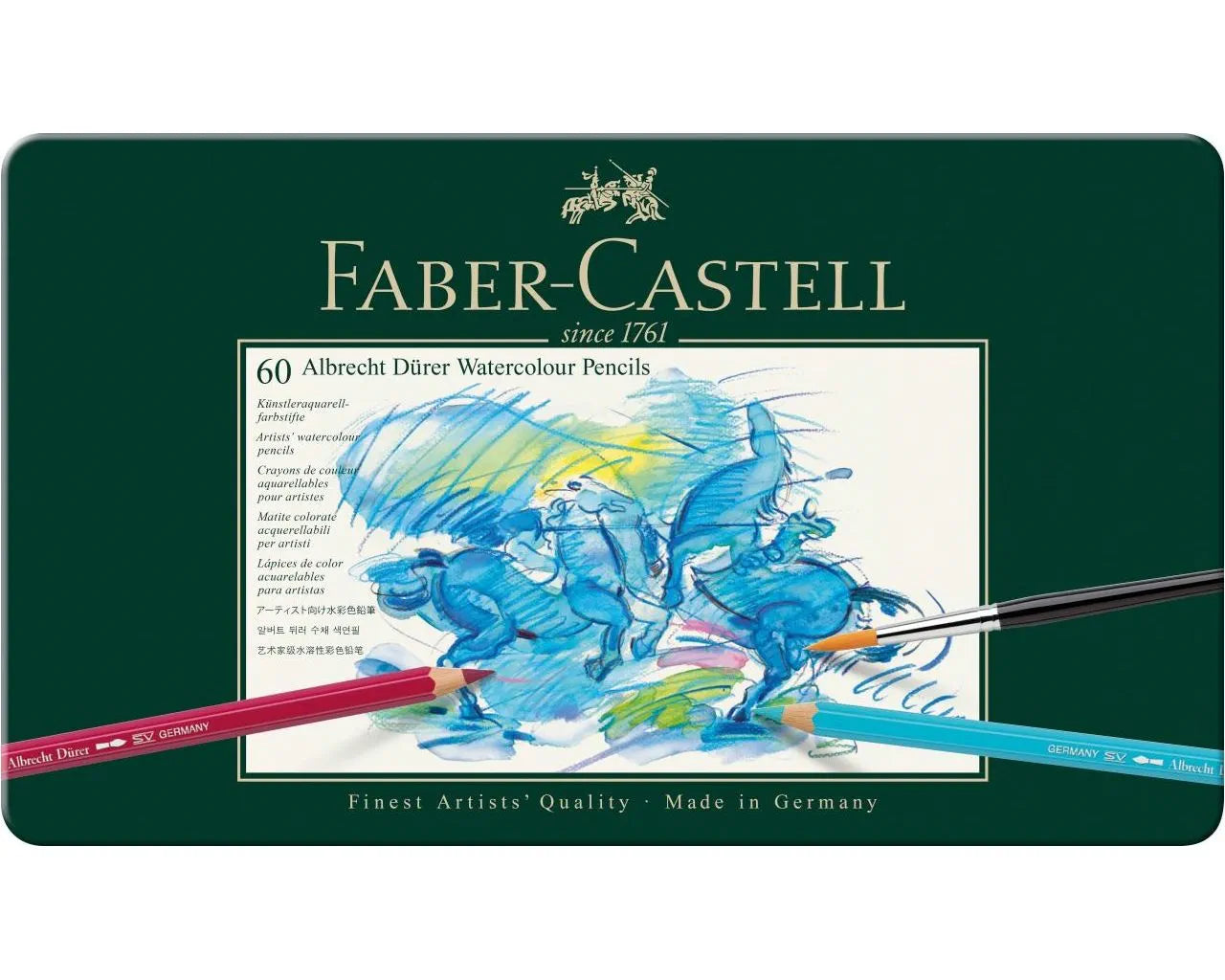Faber-Castell Albrecht Dürer Watercolour Pencil Tin of 60 117560