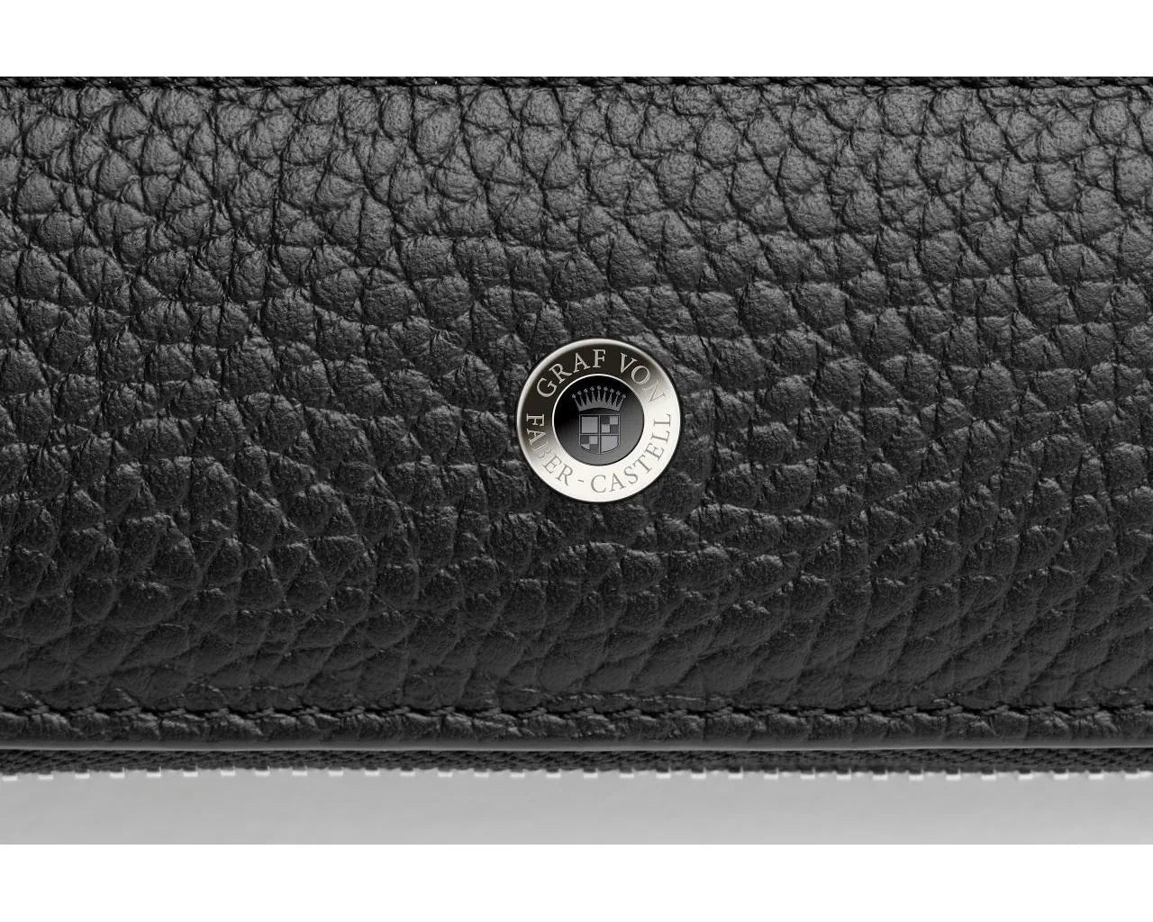 Graf von Faber-Castell Zipper case for 2 pens Cashmere Black 118740