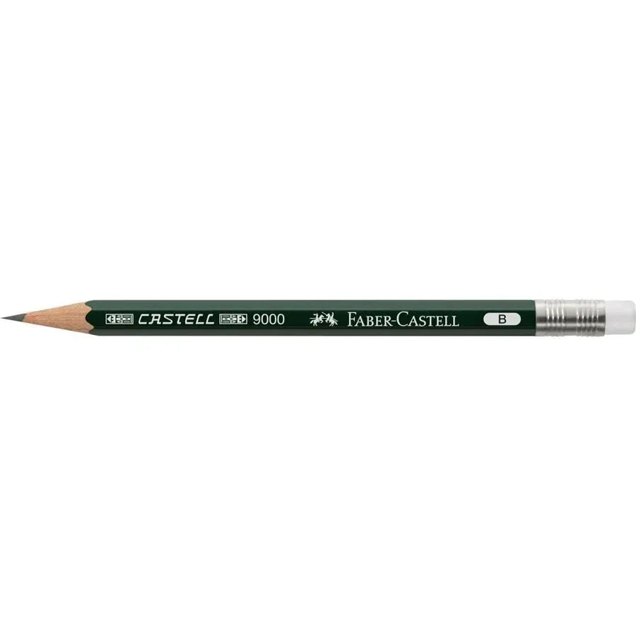Faber-Castell Perfect pencil Castell 9000 graphite pencil B, spare pencil 119038