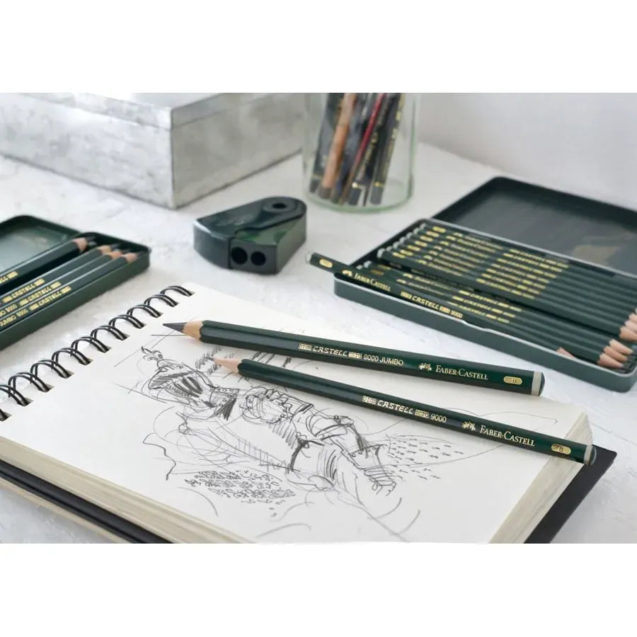 Faber-Castell Castell 9000 graphite pencil Art Set, tin of 12 119065