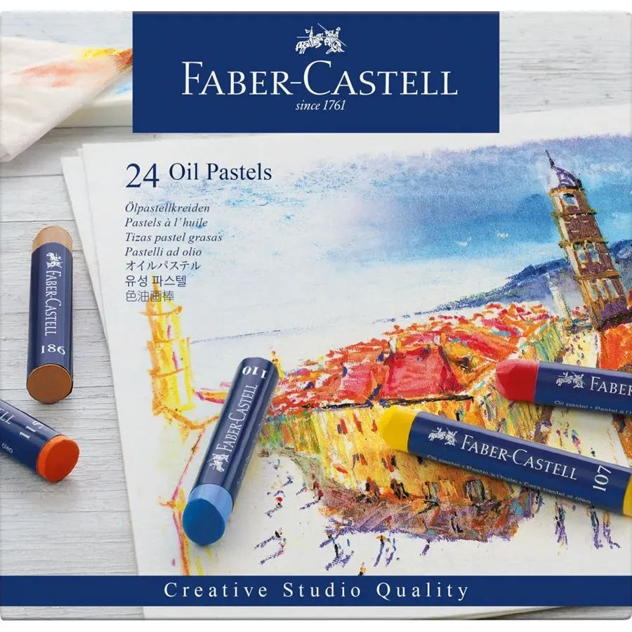 Faber-Castell Oil pastels cardboard wallet of 36 127036