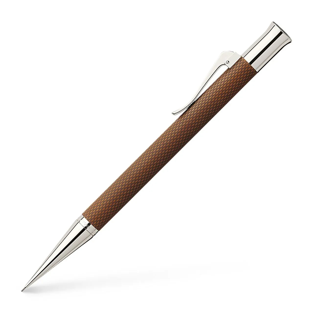 Graf von Faber-Castell Propelling pencil Guilloche Cognac Brown 136535