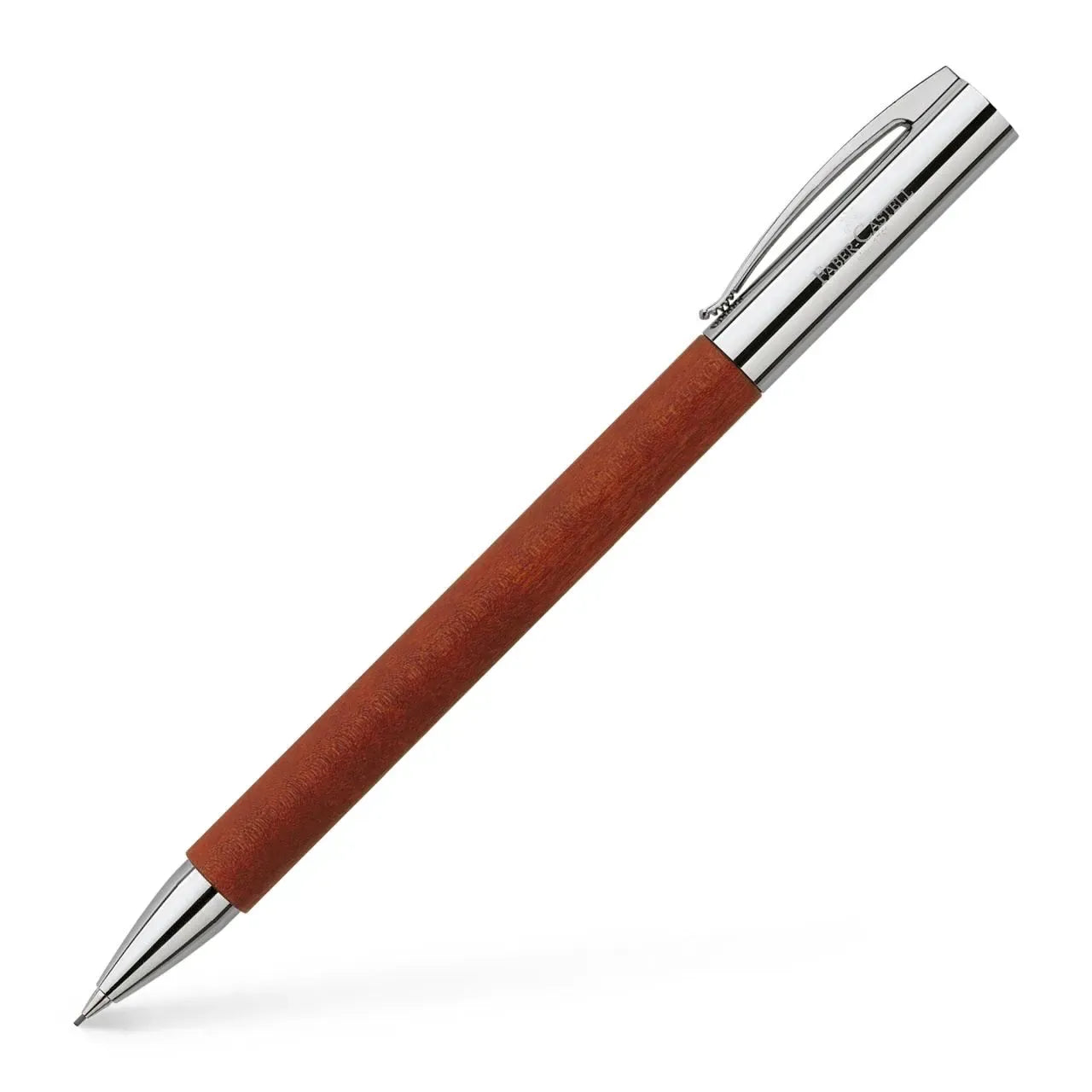 Faber-Castell Ambition pear wood twist pencil 0.7 mm, reddish brown 138131