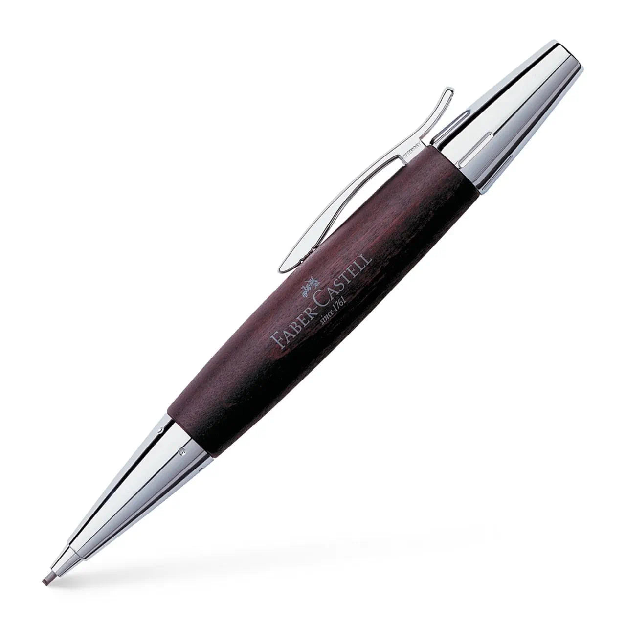 Faber-Castell e-motion wood twist pencil 1.4 mm, dark brown 138381