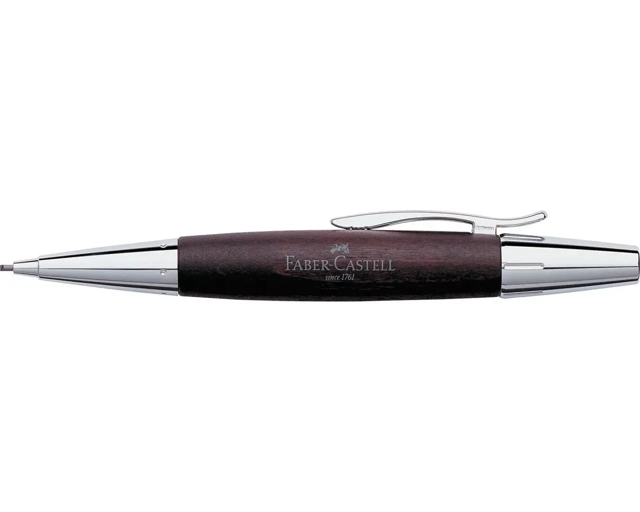 Faber-Castell e-motion wood twist pencil 1.4 mm, dark brown 138381