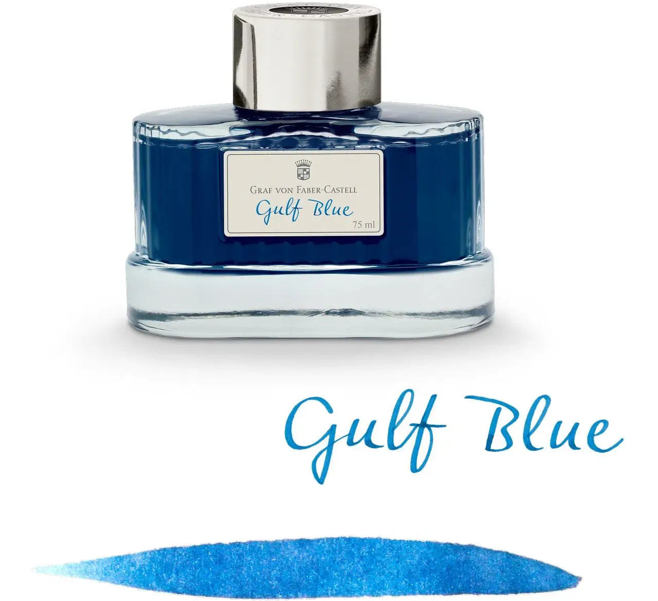 Graf von Faber-Castell Ink bottle Gulf Blue 75ml 141018