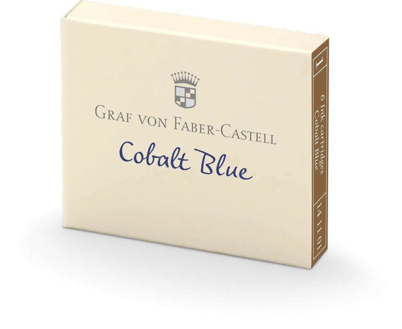 Graf von Faber-Castell 6 ink cartridges Cobalt Blue 141101