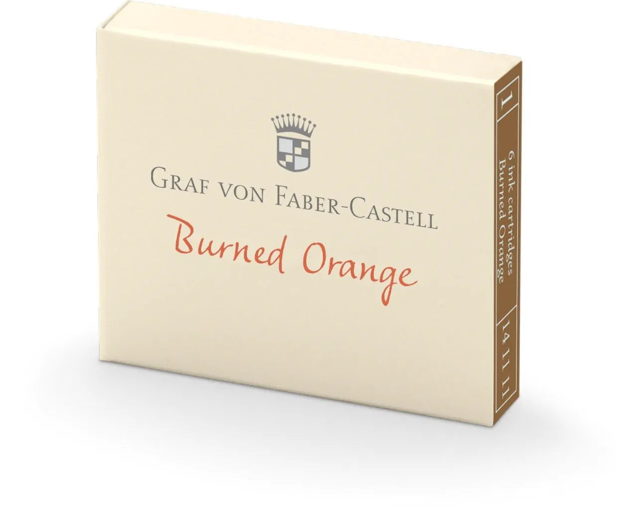 Graf von Faber-Castell 6 ink cartridges Burned Orange 141111