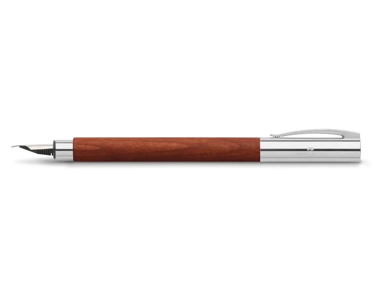 Faber-Castell Ambition pear wood fountain pen M, reddish brown 148180