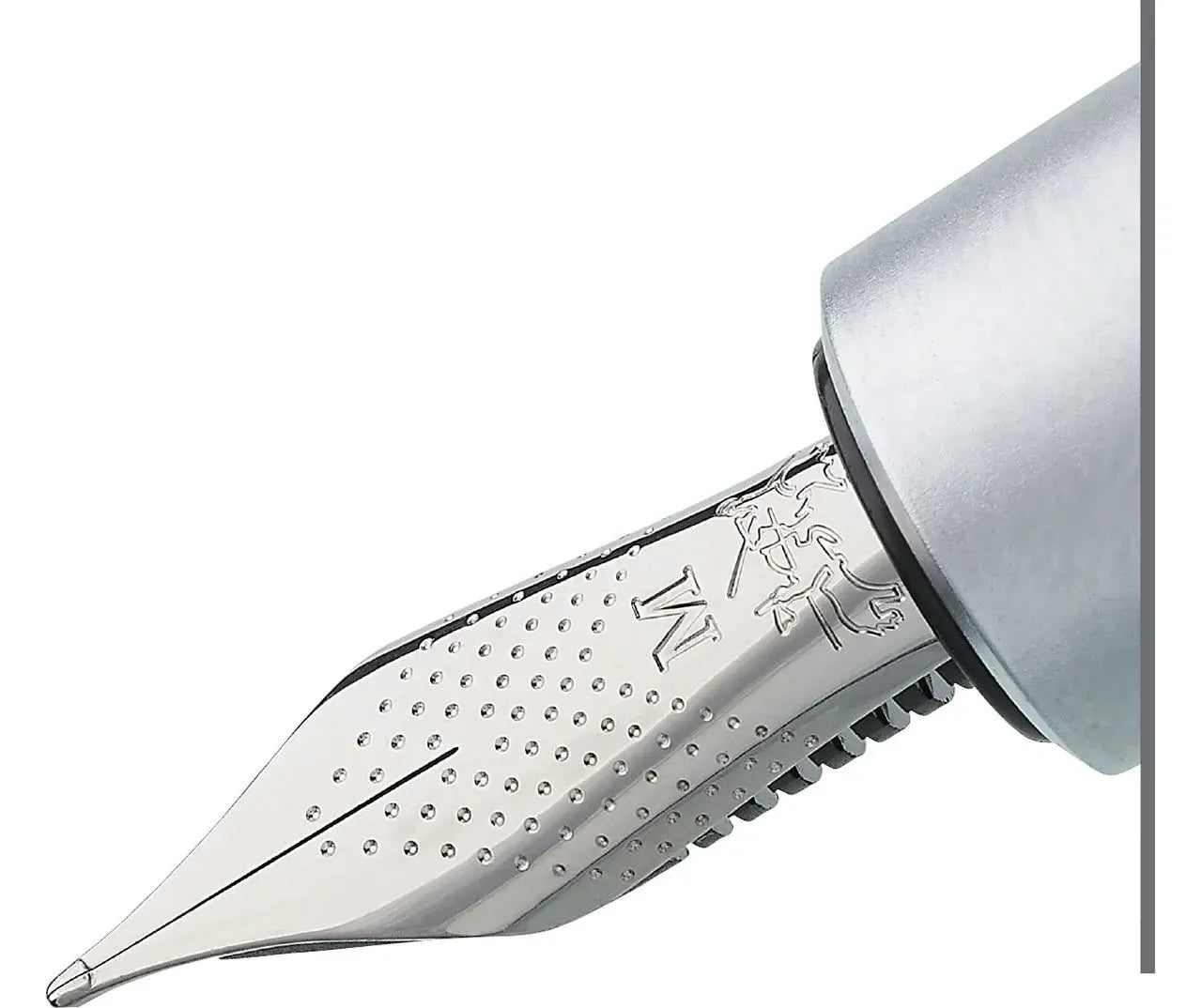 Faber-Castell e-motion Pure Silver Medium Fountain Pen 148670