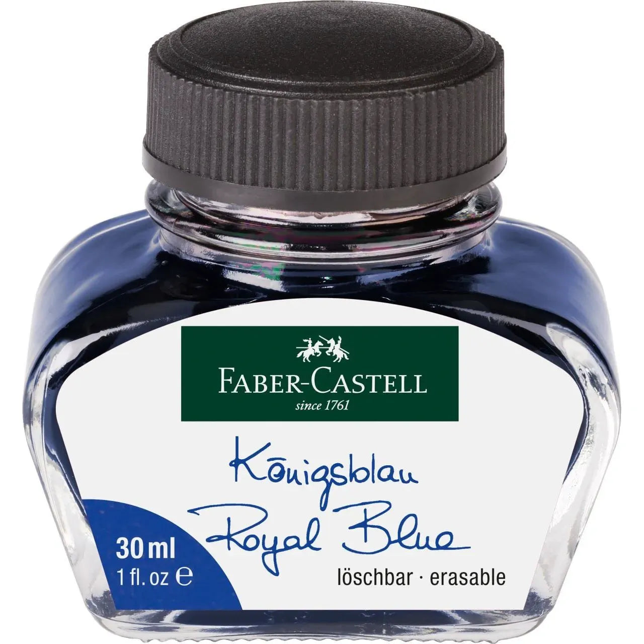 Faber-Castell Ink bottle 30 ml, ink blue erasable 149839
