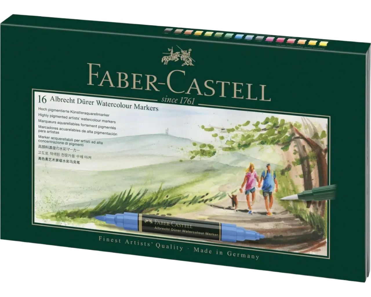 Faber-Castell Albrecht Dürer Watercolour Marker gift set, 17 pieces 160318