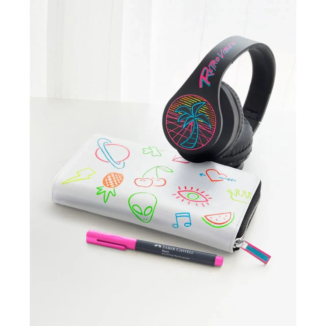Faber-Castell Neon marker, cardboard wallet of 6 160806