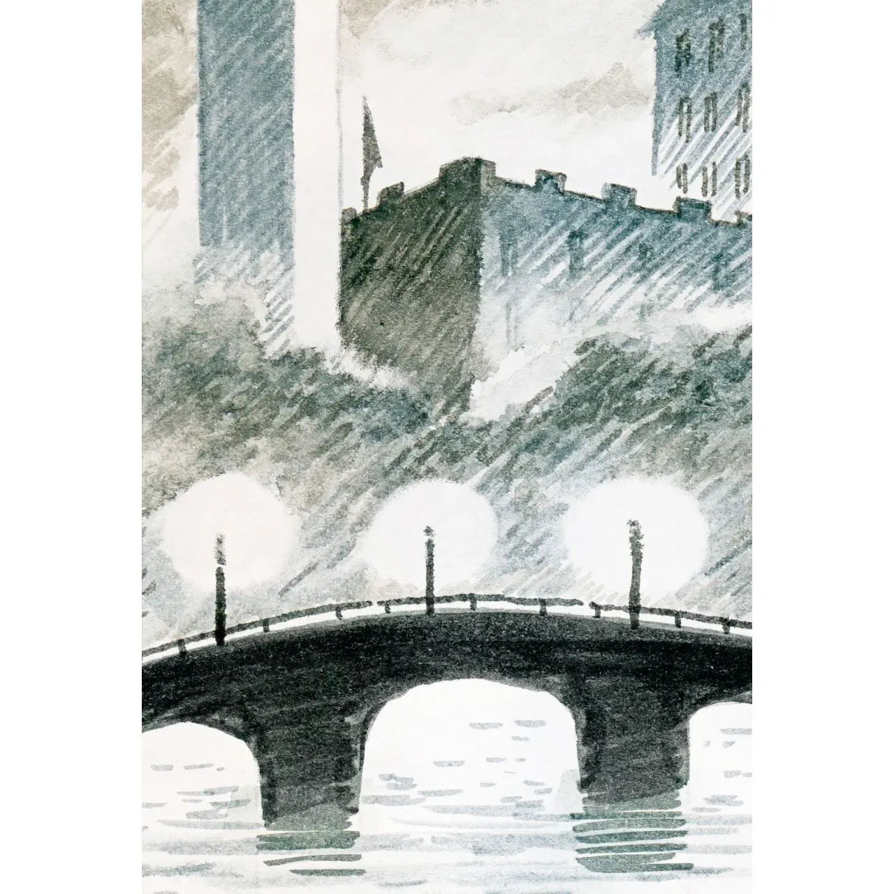 Faber-Castell Pitt Artist Pen Brush India ink pen wallet of 6, Grey tones 167104