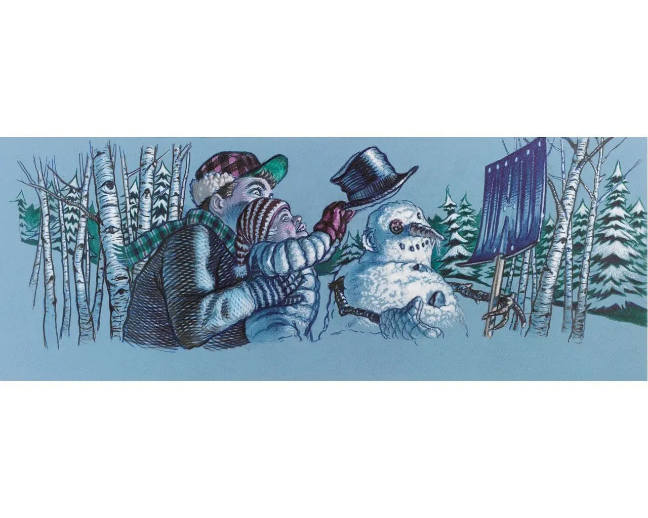 Faber-Castell Pitt Artist Pen Brush India ink pen, wallet of 6, Winterlude 167176