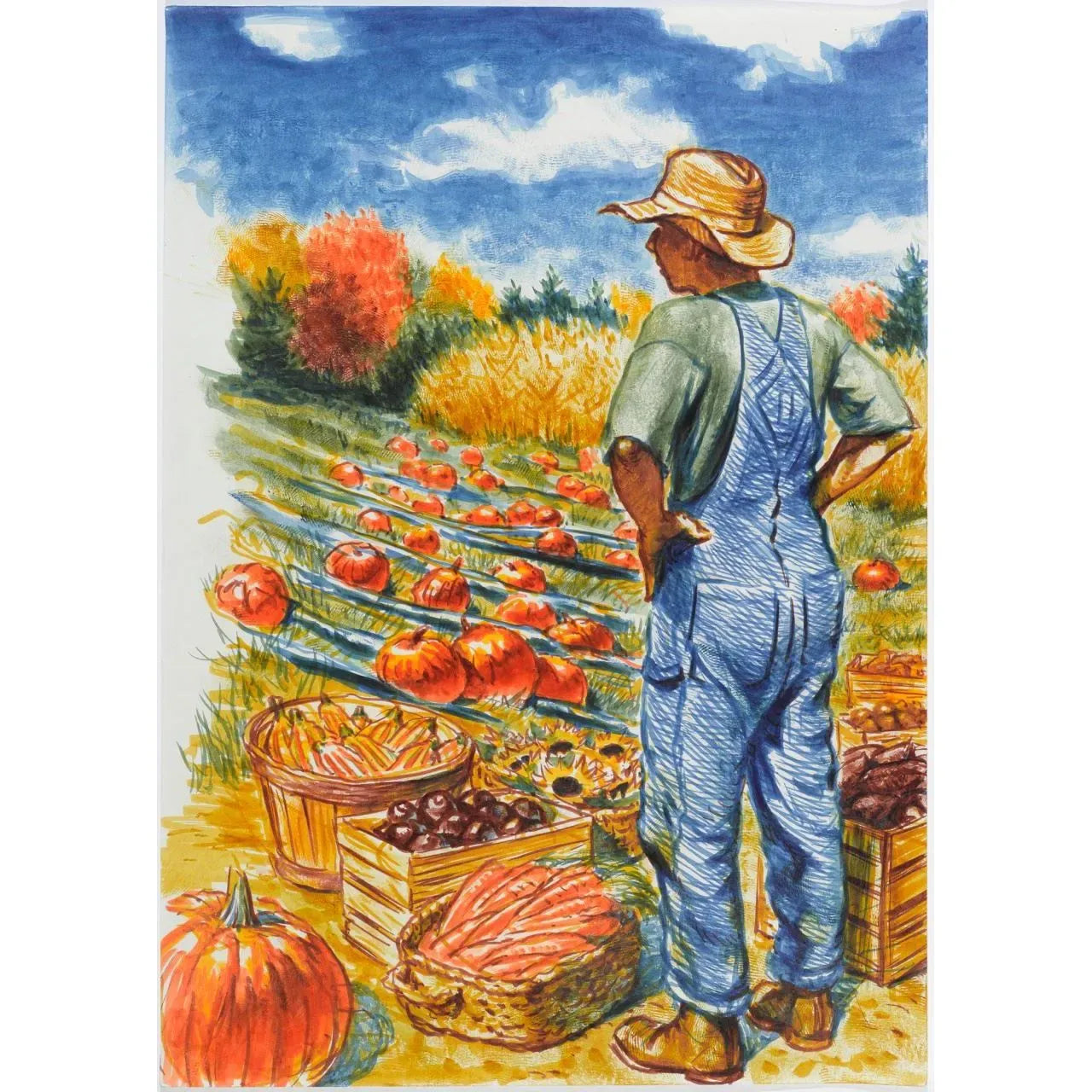 Faber-Castell Pitt Artist Pen Brush India ink pen, wallet of 6, Harvest 167179