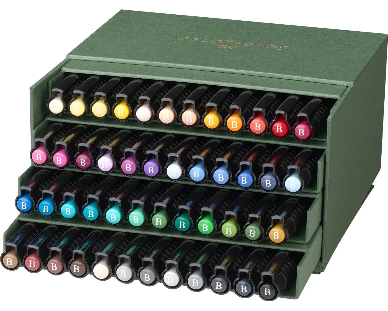 Faber-Castell Pitt Artist Pen Brush India ink pen studio box of 48 167192