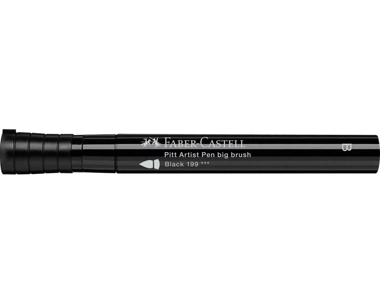 Faber-Castell Pitt Artist Pen Big Brush India Ink Pen Colour 199 Black 167699