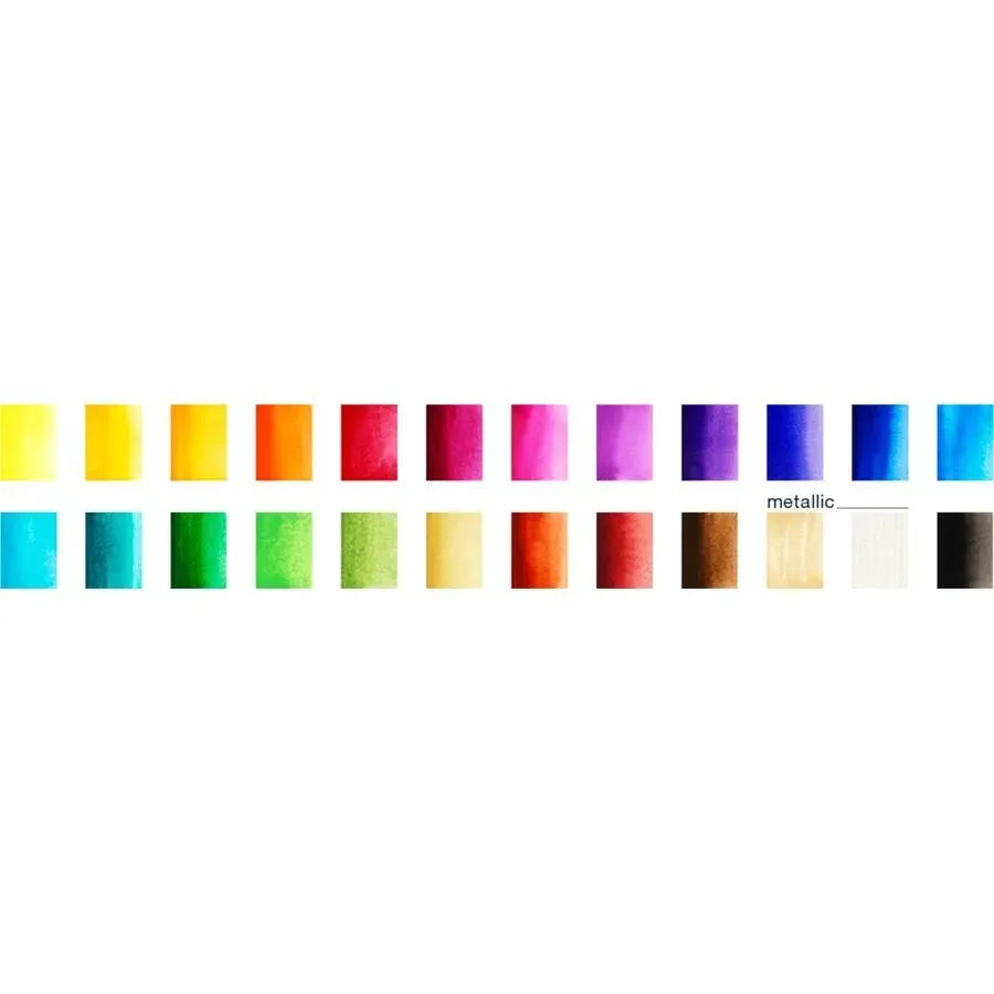 Faber-Castell Watercolours in pans 24ct set 169724