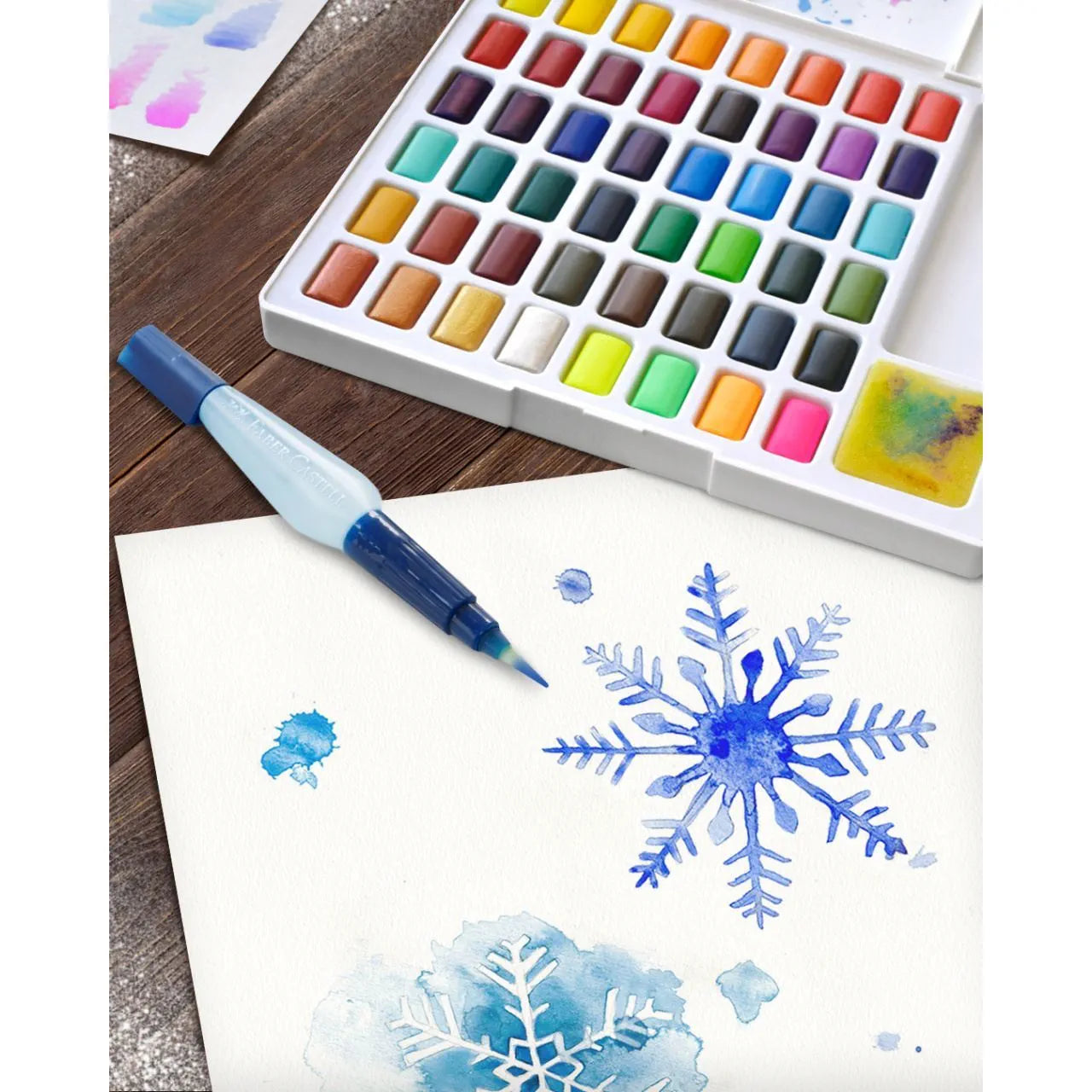 Faber-Castell Watercolours in pans 48ct set 169748