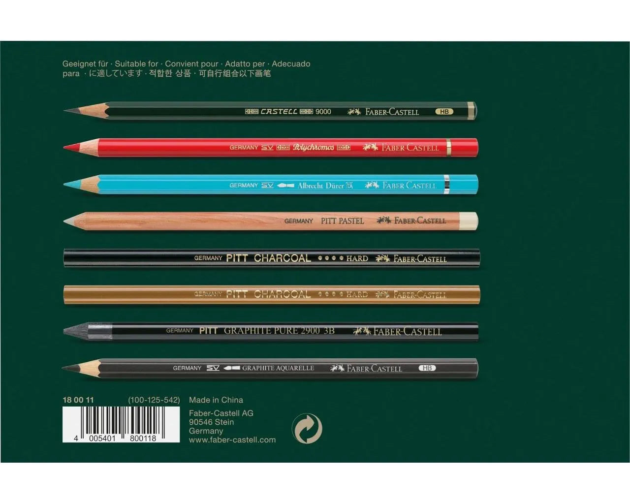 Faber-Castell Art & Graphic tin of 36 including inlays, empty 180011