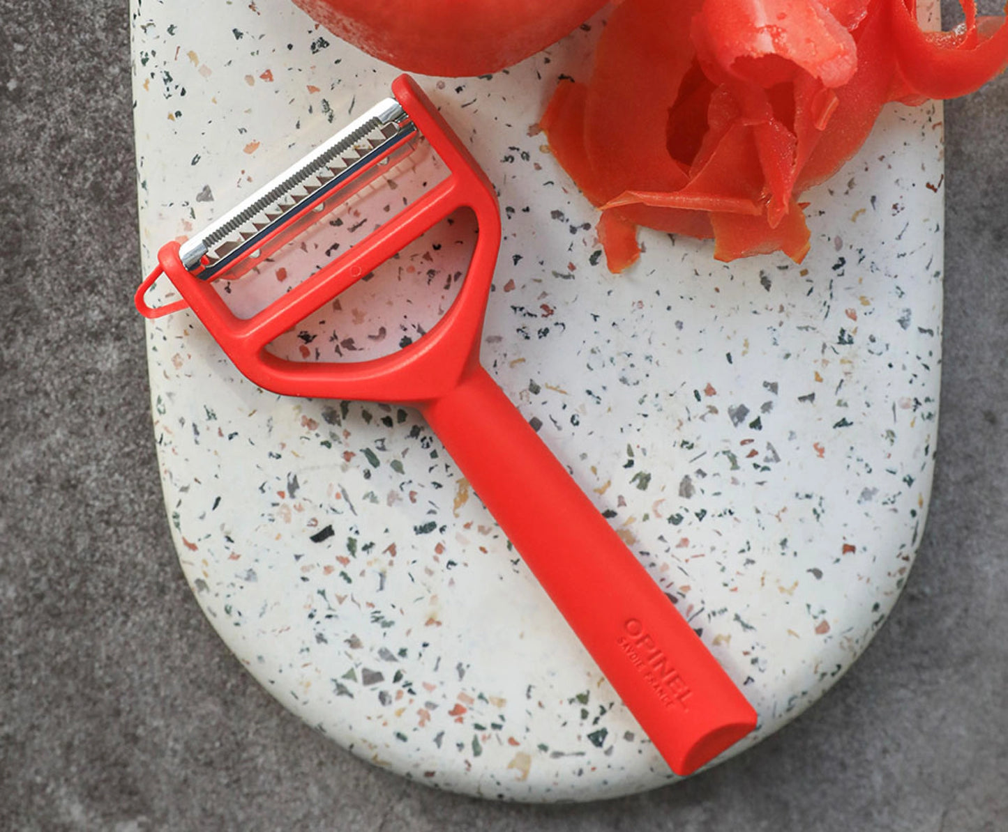 Opinel T-DUO Polymer Peeler in Red 002429