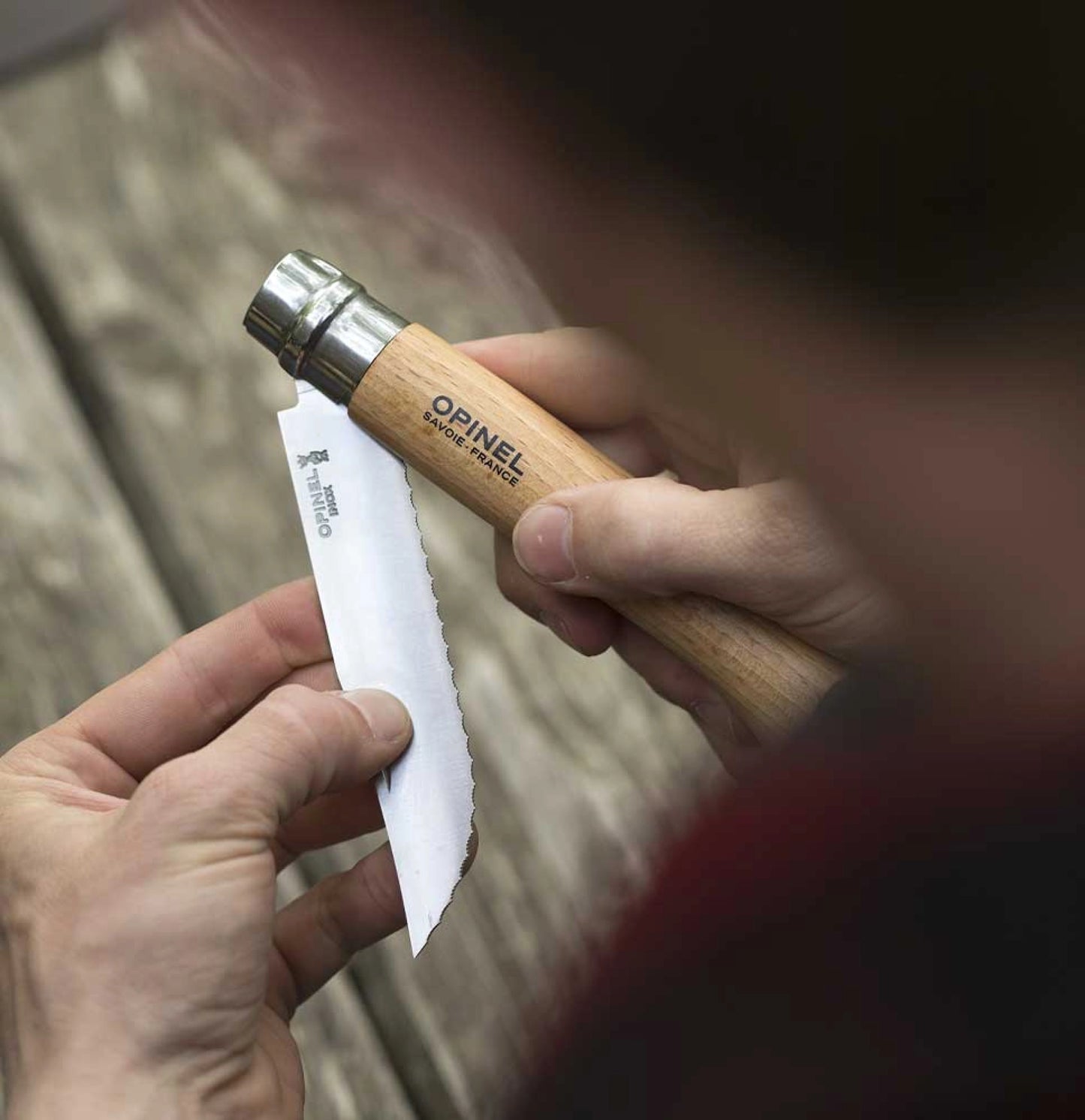 Opinel No.12 Serrated Folding Knife 002441