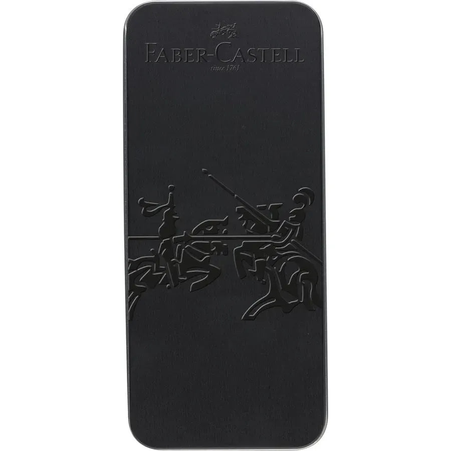 Faber-Castell Grip Edition fountain pen gift set, all black, 2 pieces 201626