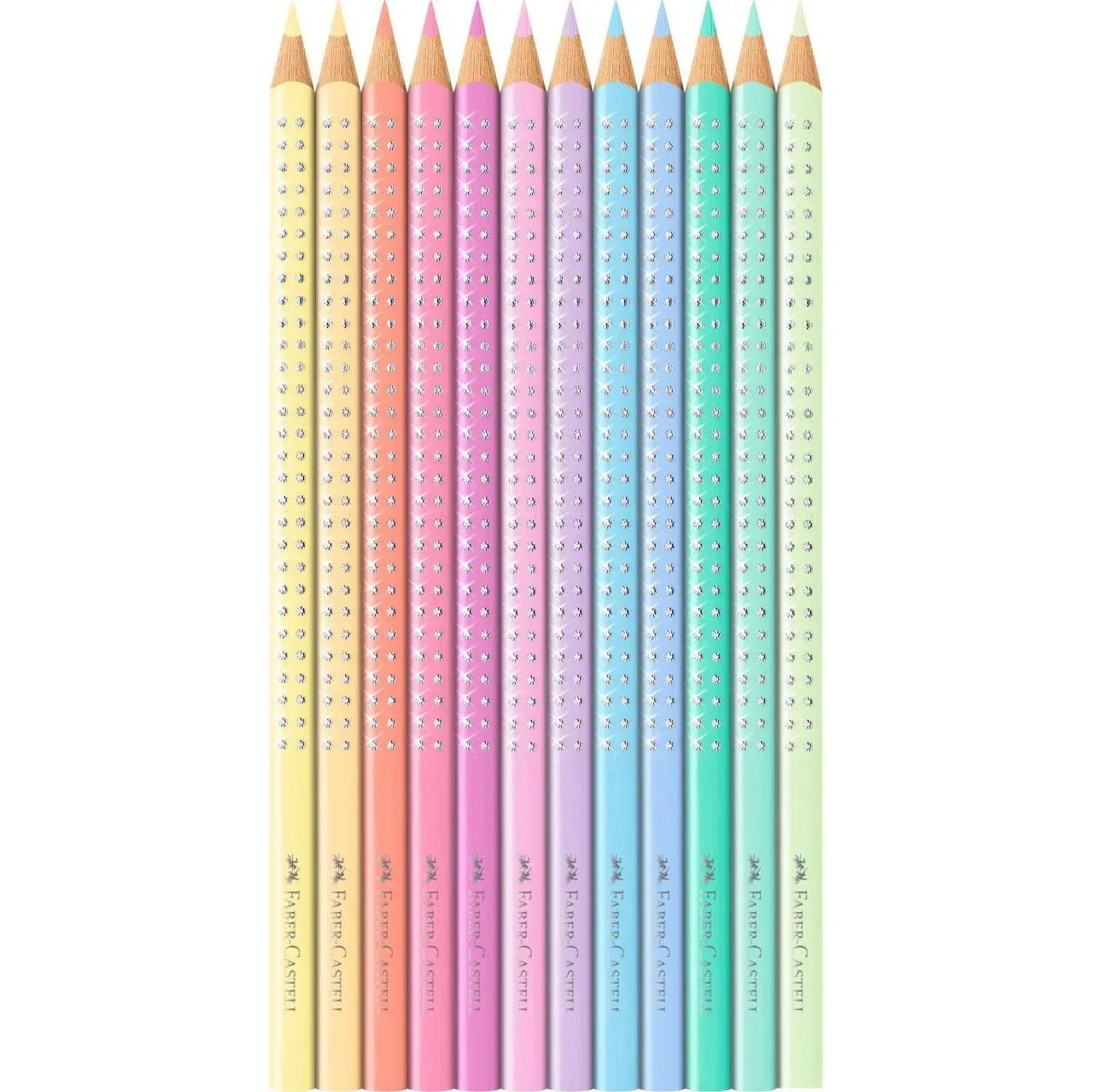 Faber-Castell Sparkle colour pencil pastel, tin of 12 201910